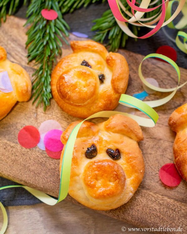 Glücksschweinchen backen - Glück zum verschenken